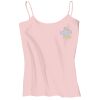Juniors 1x1 Rib Spaghetti Strap Tank Thumbnail