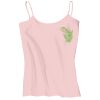 Juniors 1x1 Rib Spaghetti Strap Tank Thumbnail