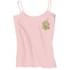 Juniors 1x1 Rib Spaghetti Strap Tank Thumbnail