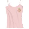 Juniors 1x1 Rib Spaghetti Strap Tank Thumbnail