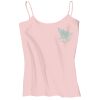 Juniors 1x1 Rib Spaghetti Strap Tank Thumbnail