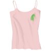 Juniors 1x1 Rib Spaghetti Strap Tank Thumbnail
