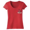 Juniors 60/40 Scoop Tee Thumbnail