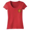 Juniors 60/40 Scoop Tee Thumbnail