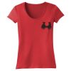 Juniors 60/40 Scoop Tee Thumbnail