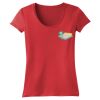 Juniors 60/40 Scoop Tee Thumbnail