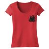 Juniors 60/40 Scoop Tee Thumbnail
